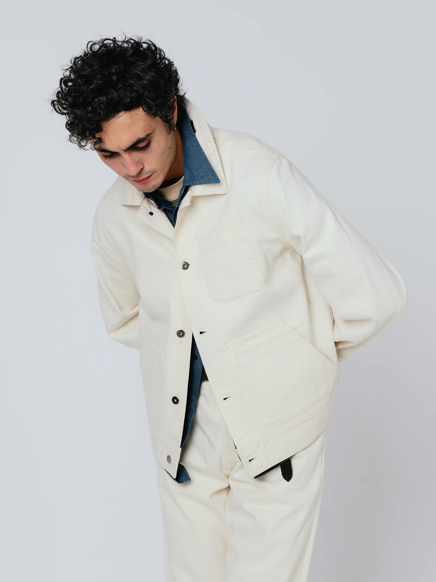 Veste Bergame écru - Image 3